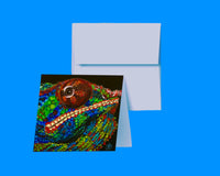Chameleon Portrait: Square Cards
